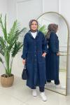ROSE DENİM KAP - LACİVERT Lacivert