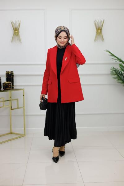 RÜYA CEKET-KIRMIZI Kırmızı