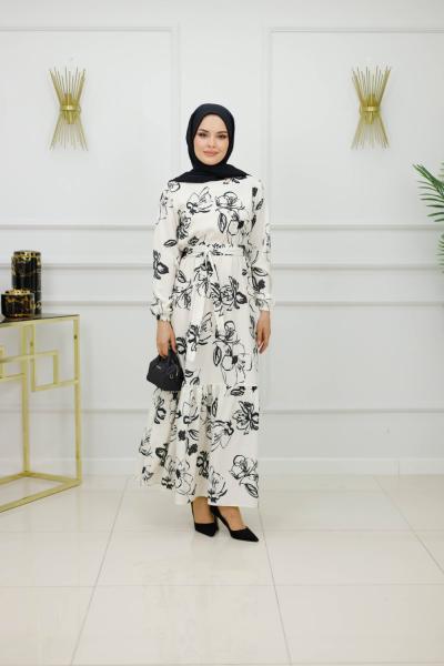 SARE ELBİSE-SİYAH Siyah