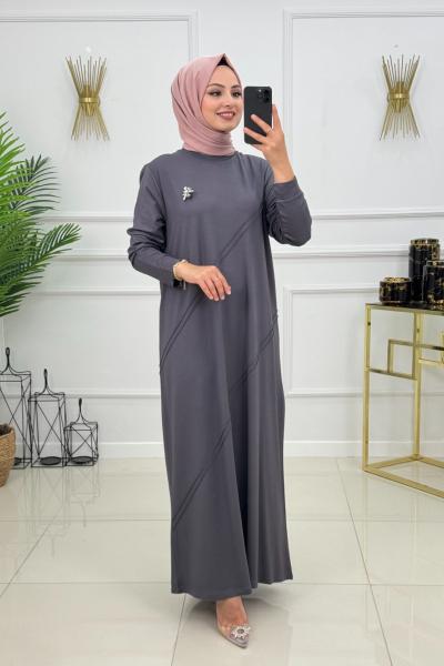 SEDA ELBİSE -ANTRASİT  Antrasit