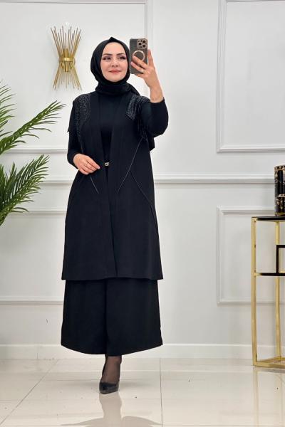 SELDA YELEK-SİYAH Siyah