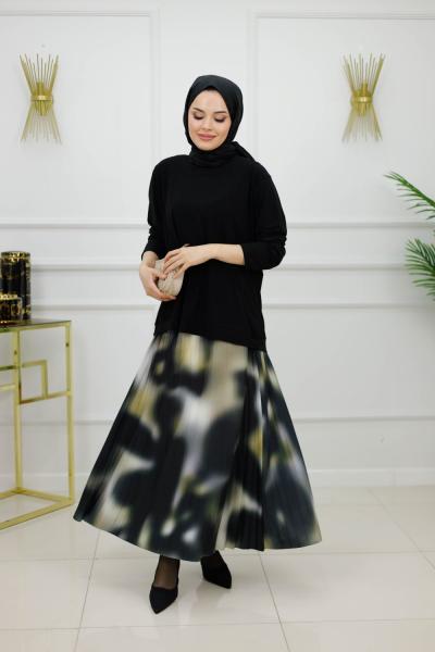 SENA ETEKLİ TAKIM Siyah