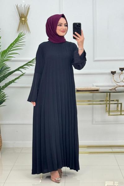 Şevval Elbise-Siyah Siyah