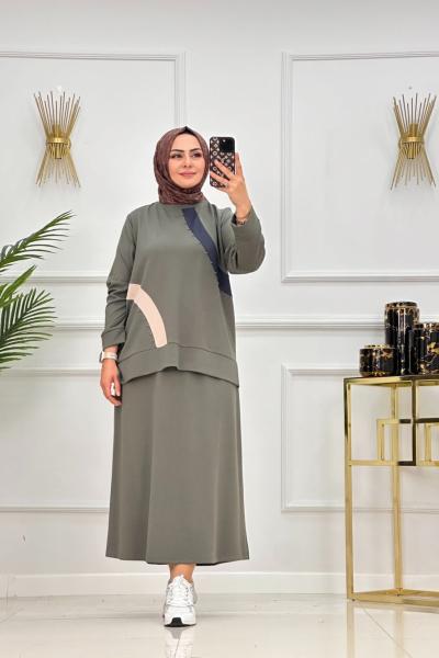 ŞİMAY ETEKLİ TAKIM-HAKİ Haki