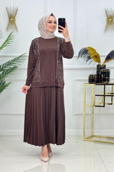 Sude Takım-Kahverengi Kahverengi