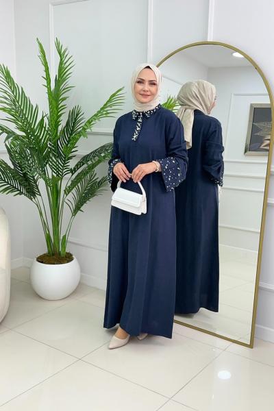 SULTAN ELBİSE - LACİVERT  Lacivert