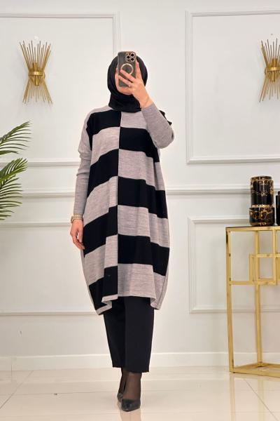 SURA TUNİK-ANTRASİT Vizon