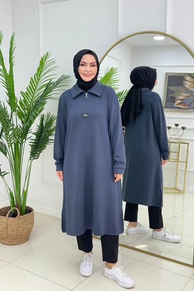 SUZAN OYSHO TUNİK - ANTRASİT Antrasit