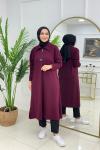 SUZAN OYSHO TUNİK - BORDO Bordo