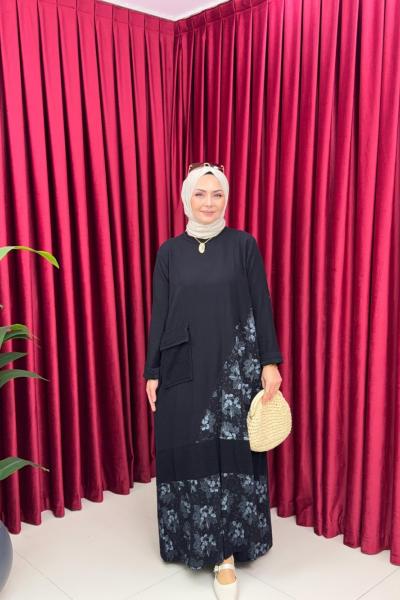 TREND KEYEN ELBİSE-SİYAH Siyah