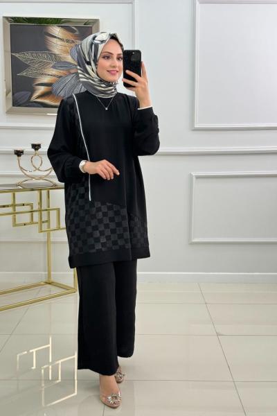 TUBA TAKIM -SİYAH Siyah