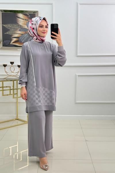 TUBA TAKIM -GRİ Gri