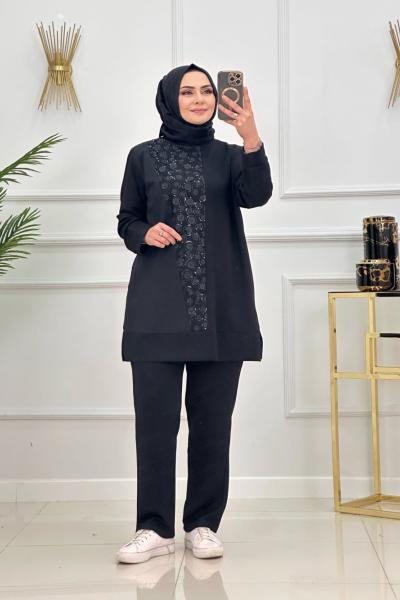 UMAY PANTOLON TAKIM-SİYAH Siyah