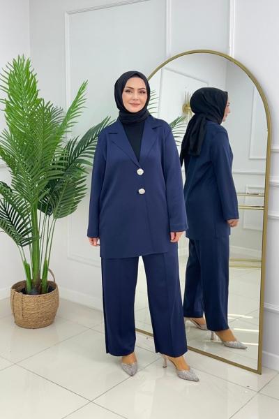 VİLDAN TAKIM - LACİVERT Lacivert