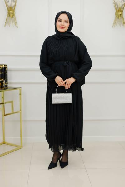 ZARA ELBİSE-SİYAH Siyah