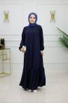 Azra Elbise -Lacivert Lacivert