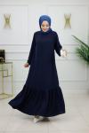 Azra Elbise -Lacivert Lacivert