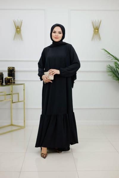 Azra Elbise-Siyah Siyah