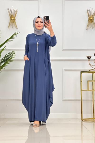 Bodrum Elbise Indıgo Mavisi  İndigo mavi