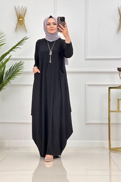 Bodrum Elbise Siyah