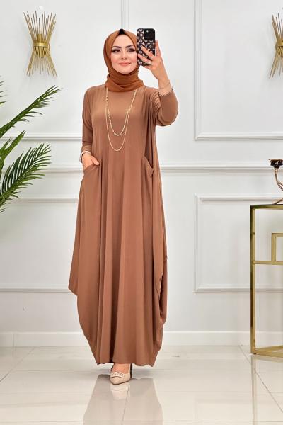 Bodrum Elbise Sütlü Kahve