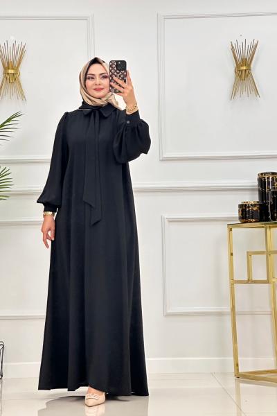 DURU ELBİSE -SİYAH Siyah