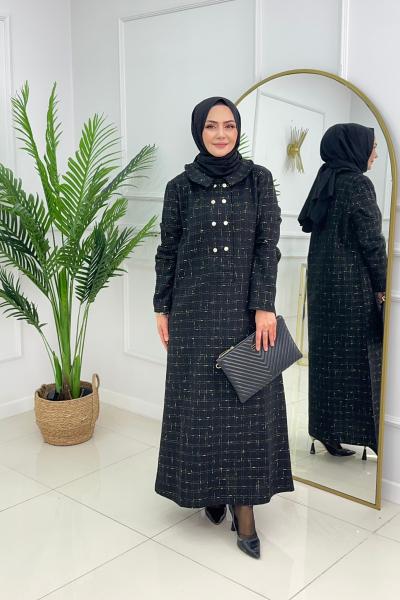 EDNA ELBİSE-SİYAH Siyah