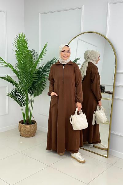 İNCİ TAKIM-KAHVERENGİ Kahverengi