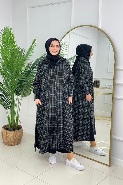 LİNA GÖMLEK - SİYAH  Siyah