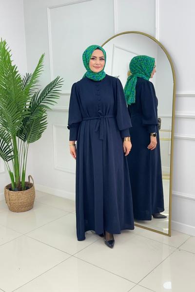 SILA ELBİSE-LACİVERT Lacivert