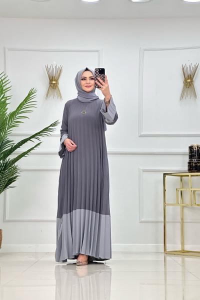 Şükran Elbise -Antrasit  Antrasit