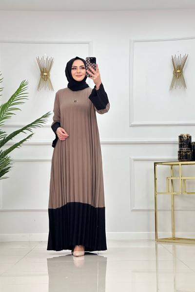 Şükran Elbise -Vizon Vizon